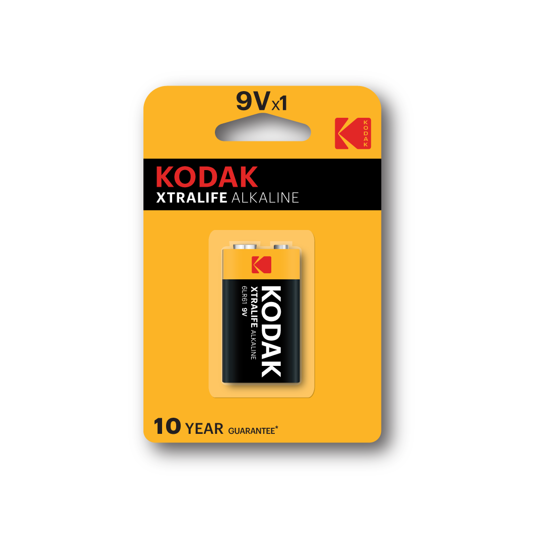 Battery 9𝑉 PP3 Alkaline KODAK