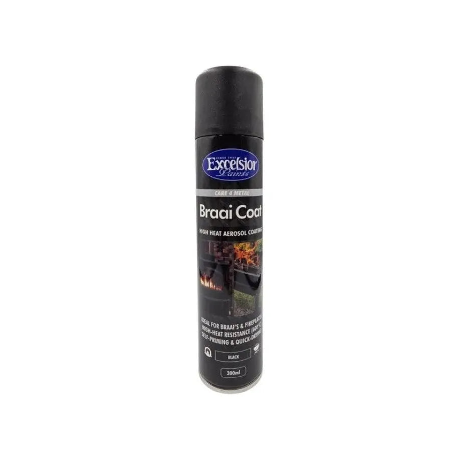 Spray Paint High Heat 600° Excelsior-Black-300ml-