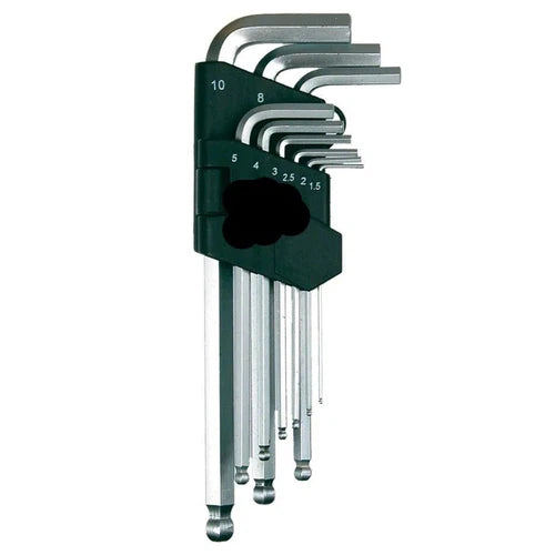 Allen Hex Key Set Ball Point 9pc-Short-