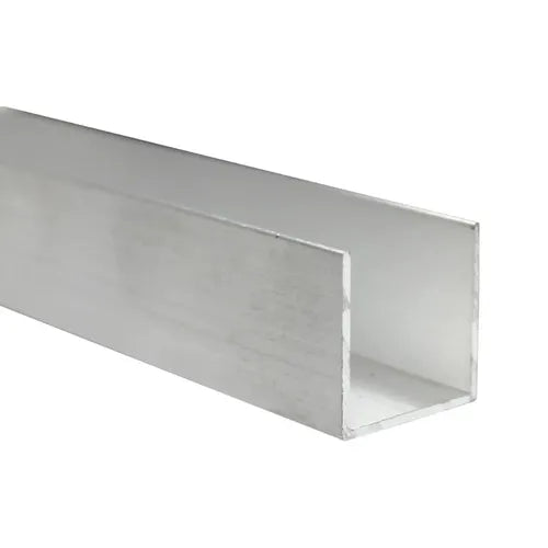 Aluminium Board Channel U-𝑤16 x 𝑇1.6𝑚𝑚 x 𝐿2.5𝑚-