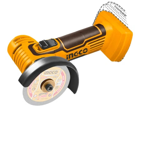 Angle Grinder Cordless 76ππ 20π iNGCO-Tool Only-