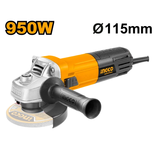 Angle Grinder Electric 115𝑚𝑚 0.95𝑘𝑊 iNGCO-