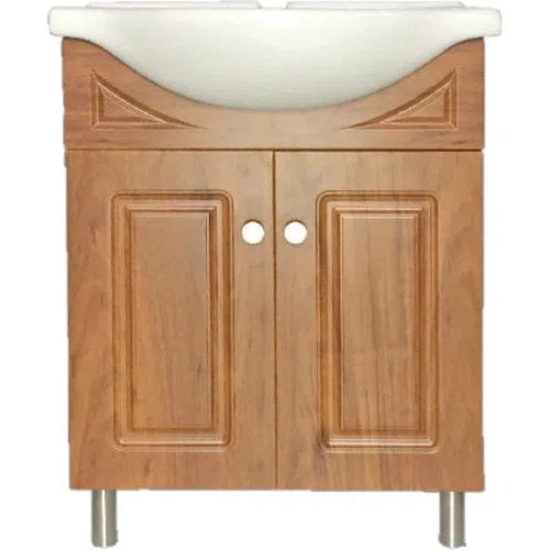 Basin Cabinet Double Round Livornoⓓ-Walnut-