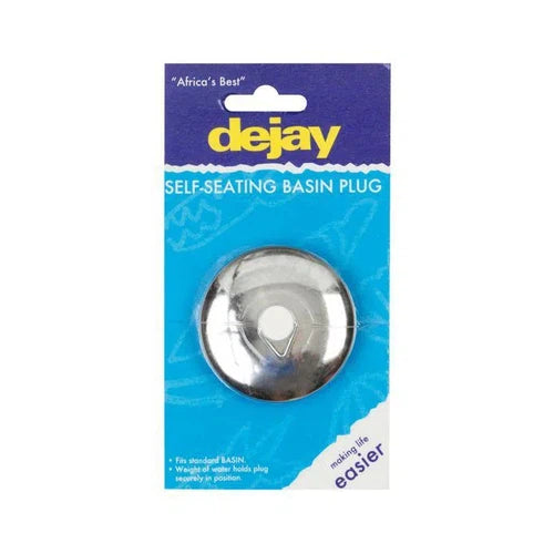Basin Plug Prop Self Seating Chrome-32mm-