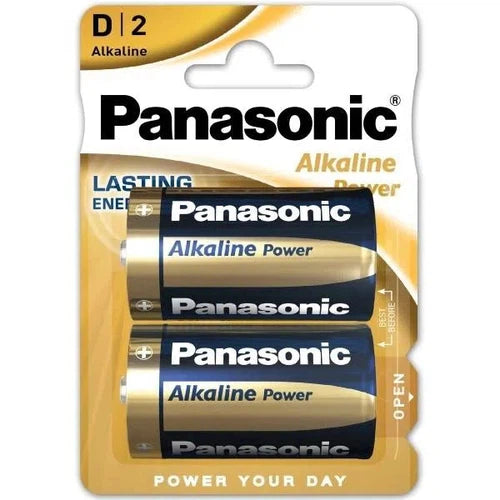 Battery 1.5𝑉 D Alkaline Panasonic-𝑝/2-
