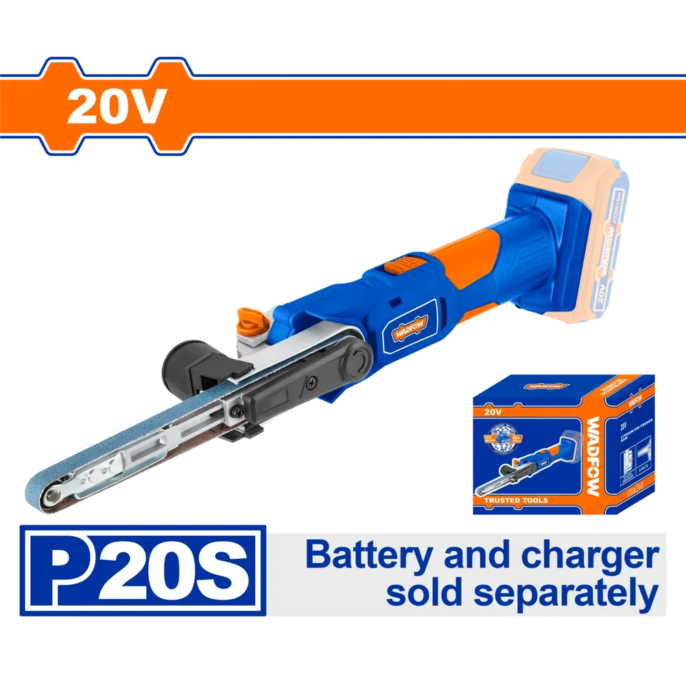 Belt Sander Mini Cordless 20𝑉 WADFOW-Tool Only-