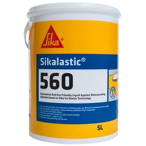 Bitumen & Torchon Overcoat Sikalastic®-560-White-5ℓ-