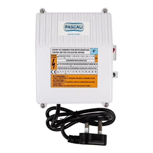 Borehole Control Box 230𝑉-0.37𝑘𝑊(18µF)-