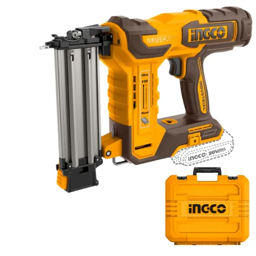 Brad Nail Gun Cordless 20π iNGCO-Tool Only-50mm-