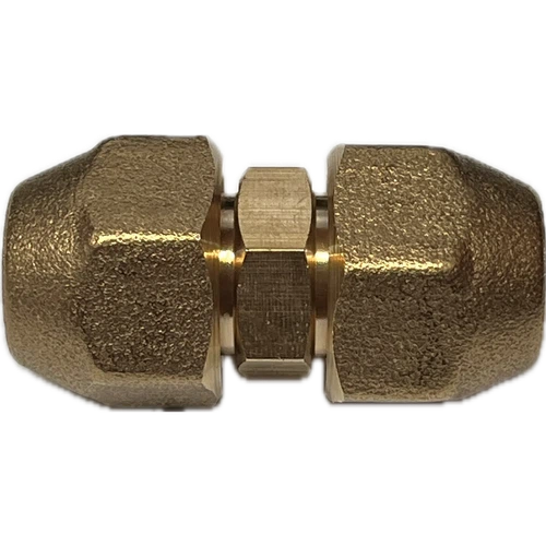 Brass Flare Union with Nuts-1/4"-