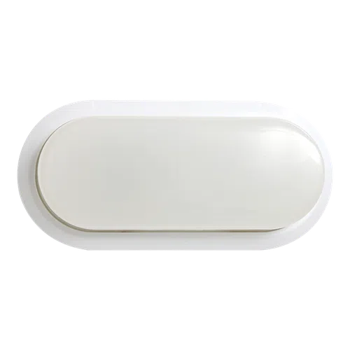 Bulkhead Basic Oval Intergrated LED-⌀208𝑚𝑚/10𝑊-Black-Daylight