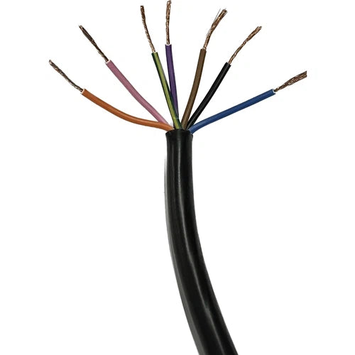 Cable Cabtyre 7-Core Trailer Β»-0.75ππΒ²-Black-π/πeter