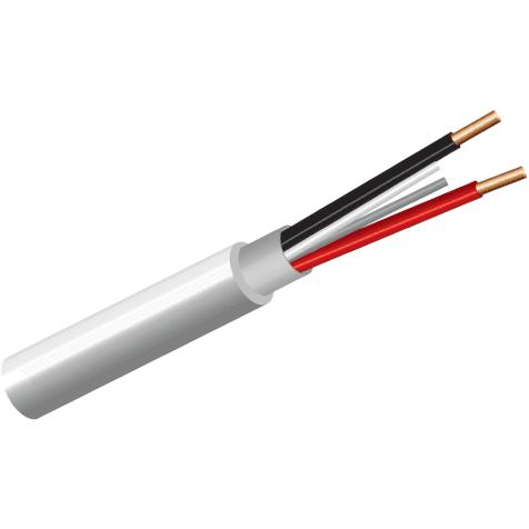 Cable Surfix 2+E Round 𝑝/𝑚eter »-Cables-Private Label Electrical-1.5mm²-White-diyshop.co.za