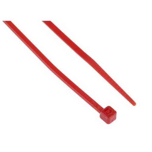 Cable Tie Nylon Premium SapiSelco-πΏ200 x π€4.5mm-Red-π/100