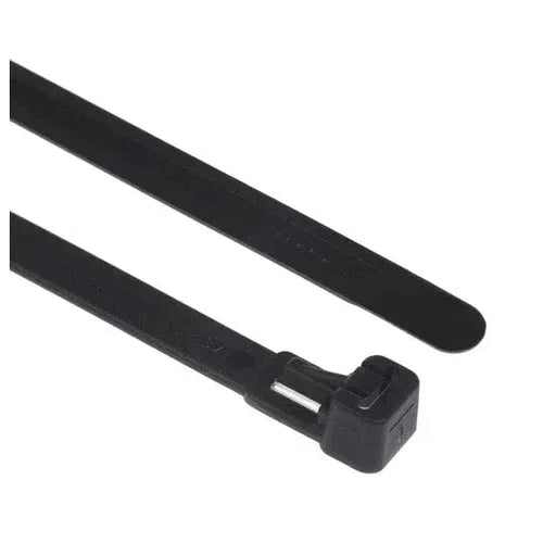 Cable Tie Nylon Re-Sealable-πΏ200 x π€4.5ππ(15Pack)-Black-