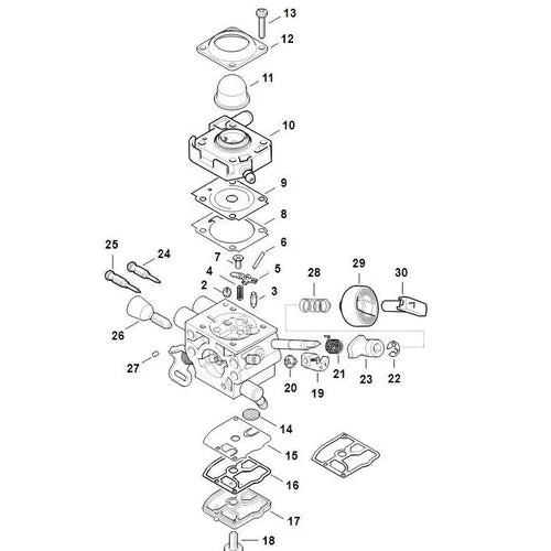 Carburettor 4147/34 STIHL-