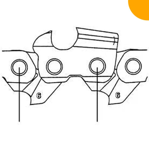 Chainsaw Chain 𝑃.404"🟠 STIHL »-𝑇1.6𝑚𝑚 46RS-60𝐷𝐿-