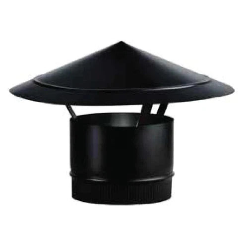Chimney Flue Chinese Cowl Steel Sprayed-β150x400ππ-