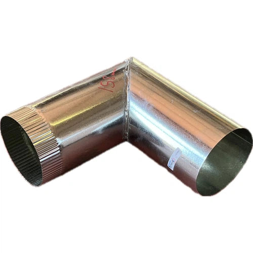 Chimney Flue Elbow 90Β° GALV π0.4ππ Β»-β100x230x230ππ-