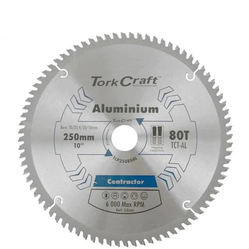 Circular Saw Blade Aluminium Tork Craft-250mm-