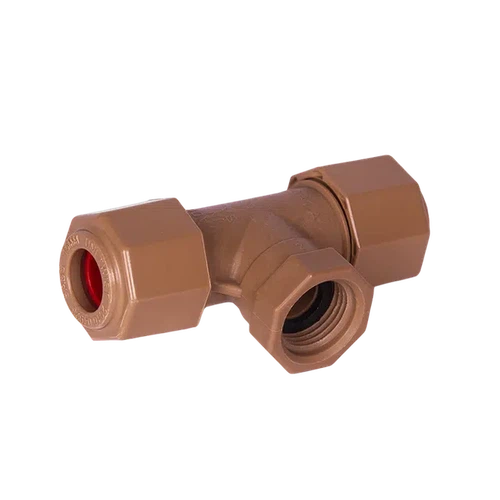 Compression UT Tee Female-15x15mm x 1/2"-