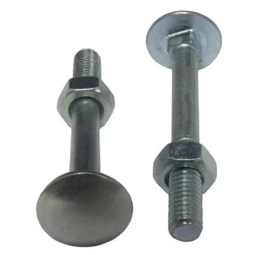 Cup Square Bolts+Nuts Black (Sold by Weight)-10x90𝑚𝑚(±15/𝐾𝑔)-𝑝/𝑔-