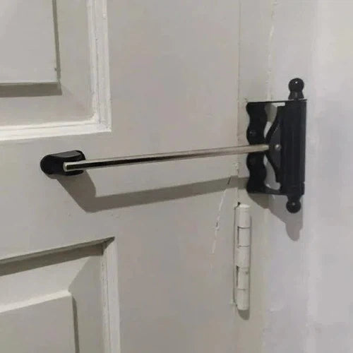 Door Closer Spring with Rod-Black-