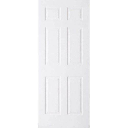 Door Deep Moulded-6 Panel-White-