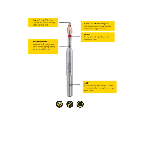 Drill Bit Porcelain C Protector Alpen-6ππ-