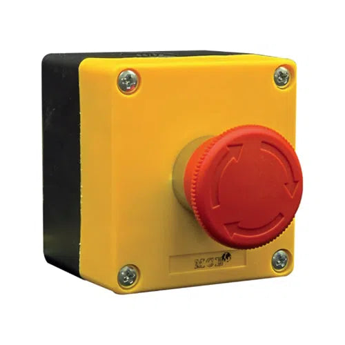 Emergency Stop with Enclosure-Yellow-