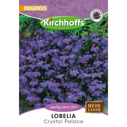 Flower Seed Lobelia Kirchhoffs-Crystal Palace-Picture Packet-