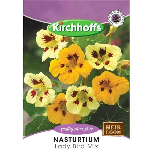 Flower Seed Nasturtium Kirchhoffs-Lady Bird Mix-Picture Packet-
