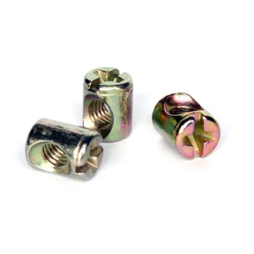 Furiture Cross Dowel Barrel Nut-M6x13𝑚𝑚-