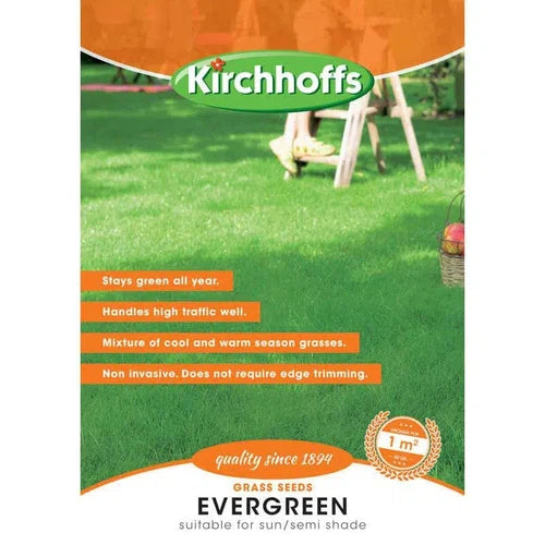 Grass Seed Evergreen Kirchhoffs-500๐/12.5๐ยฒ-