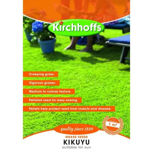 Grass Seed Kikuyu Kirchhoffs-500๐/50๐ยฒ-