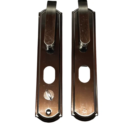 Handles for Steel Door-Silver-