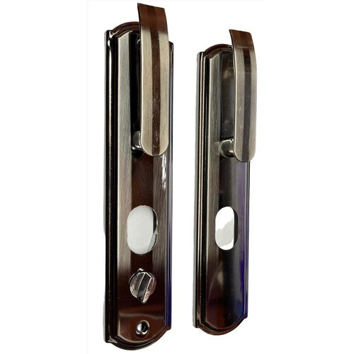 Handles for Steel Door-Silver-