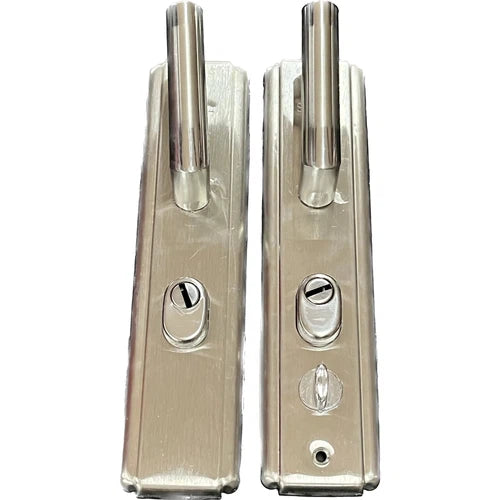 Handles for Steel Door-Silver-