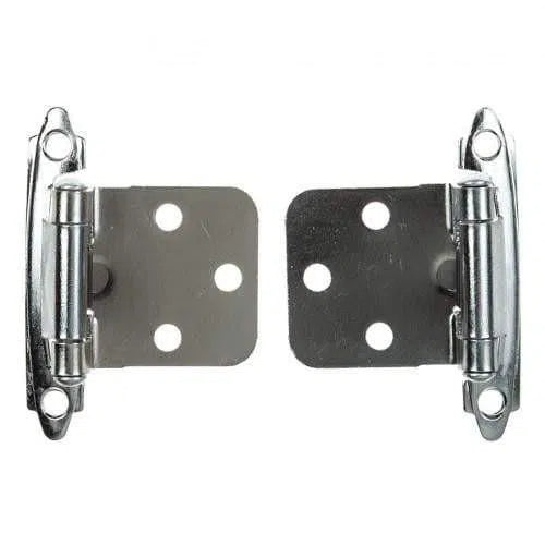 Hinge Knuckle Self Closing Pair-Chrome-
