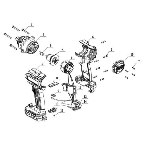 Impact Wrench Cordless 20π 1/2" iNGCO-300π-π(01/2026)-Tool Only-