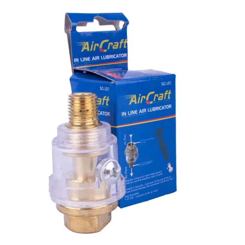 Inline Lubricator AirCraft-1/4"F x 1/4"M-
