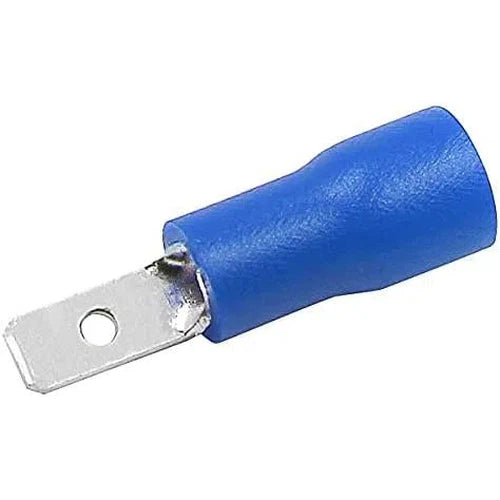 Insulated Terminal Spade Male 6.4mm »-Blue 2.5𝑚𝑚²-each-