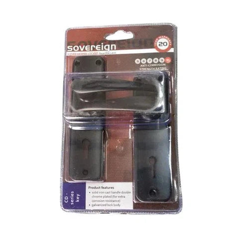 Lockset Classic Diecast Mackie/Sovereign-3Lever-Chrome-