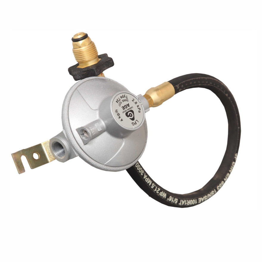 LPG Gas Regulator High Flow + Pig Tail Totai-