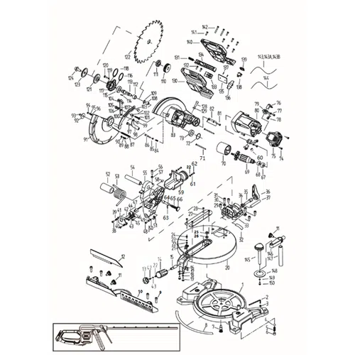 Mitre Saw Cordless 20π 210ππ iNGCO-Tool Only-