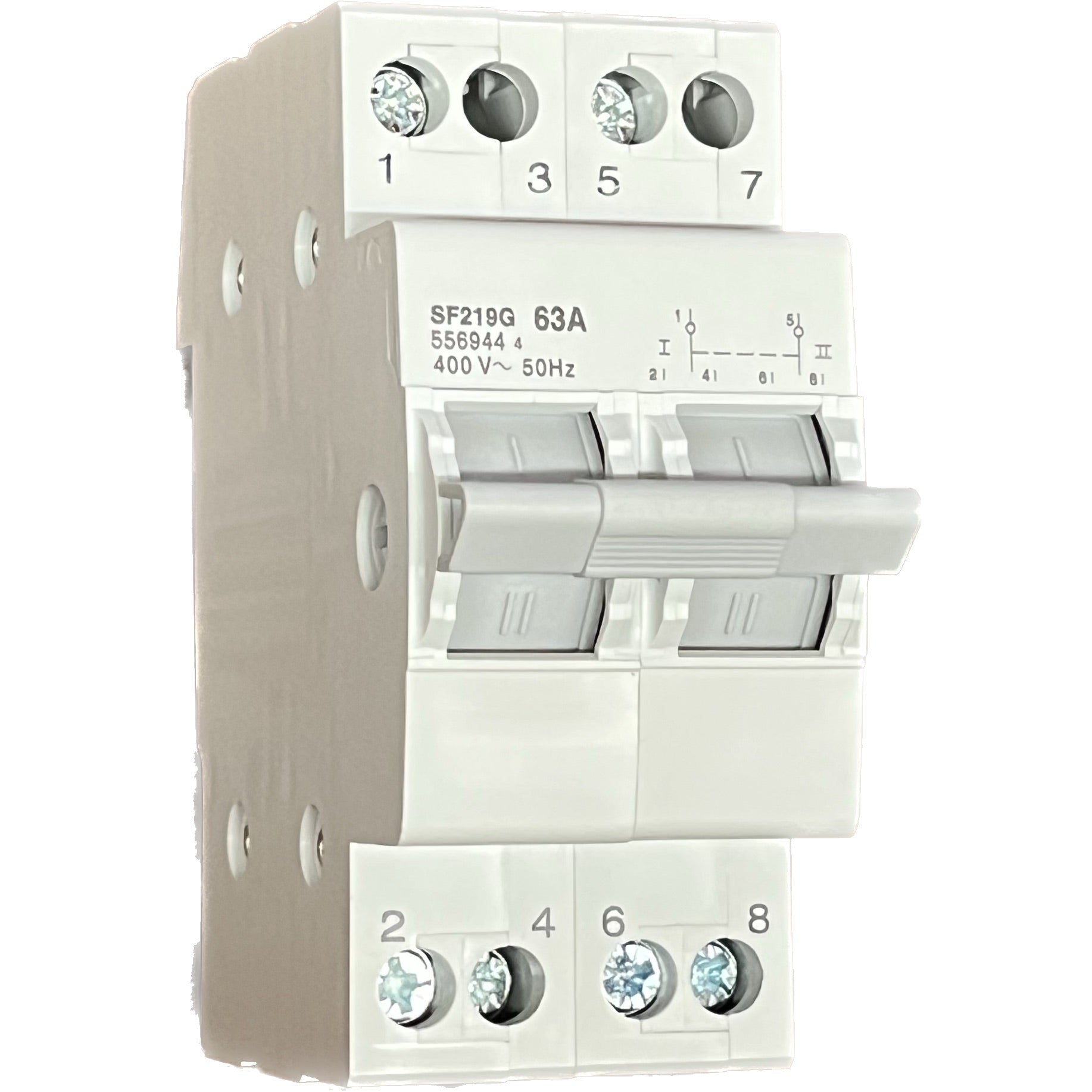 Modular Changeover Switch DIN-Switch Gear-Private Label Electrical-63A-diyshop.co.za