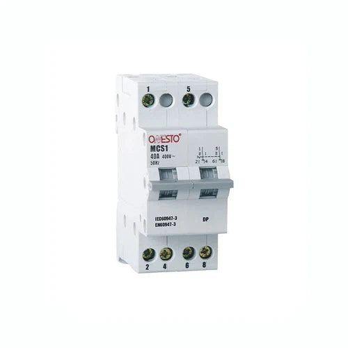 Modular Changeover Switch DIN Onesto-40A-2πole-
