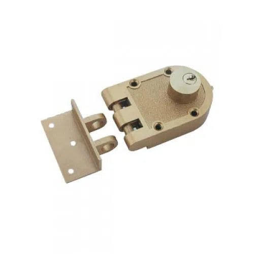 Night Latch Jimmy Proof-Double Cylinder-