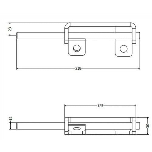 Pad Bolt Mild Steel Premium Painted-95mm Left-