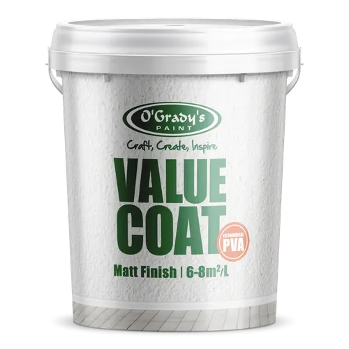 Paint PVA Value Coat Ogradys-20ℓ-Light Grey-